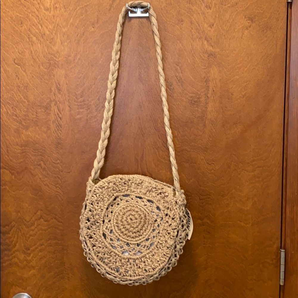 Magid woven basket bag NWT